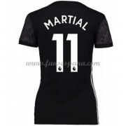 Camiseta Manchester United Mujer Martial 11 Segunda Equipación 2017-18..
